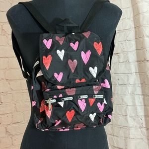 Lesportsac Valentines Heart Backpack 💘